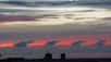 L'effet a été saisissant à Toulon dimanche soir avec la formation des nuages d'onde pile au moment du coucher de soleil. © Météo Côte d'Azur, Gegeone Drn